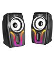 Mikado MD-S25 BOLD 2.0 Multimedia 3W-2 Siyah 6 Renk Modu ile USB RGB Işıklı Speaker_1)