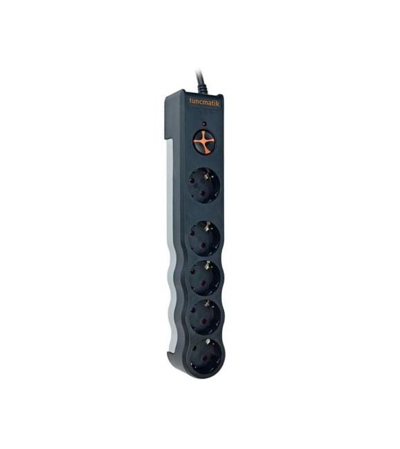 Tunçmatik TSK6136 Powersurge 5'lı Siyah 1050 Joule