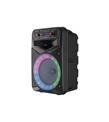 Mikado MD-802KP 3.7V 2400mAh Siyah Kablolu Mikrofon Toplantı Anfisi Bluetooth-USB-FM-RGB Ledli