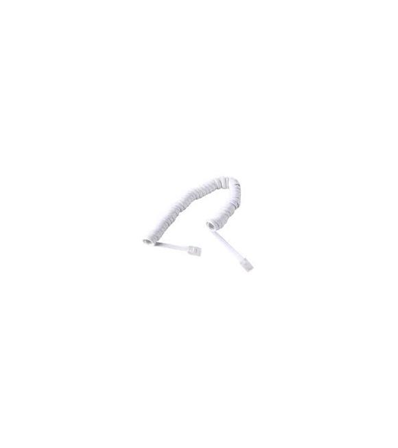 Spiral Beyaz Pluglu Ahize Kordonu 30 cm