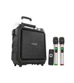 Mikado MD-90KP 12V5.5AH Siyah Usb+ FM- Bluetooth 2 UHF Kablosuz Mikrofon Öğretmen-Toplantı Anfisi