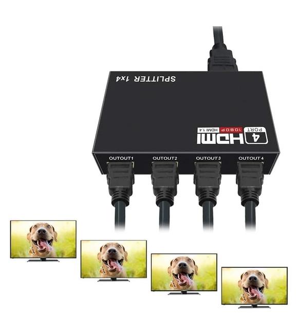 Nova HDMI 1-4 Splitter 1 Giriş 4 Çıkış