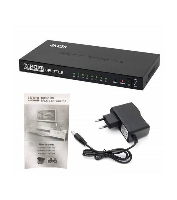 Nova HDMI 1-8 Splitter 1 Giriş 8 Çıkış