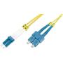 Beek LC-SC Fiber Optik Patch Kablo, 9-125 µ, Singlemode, 3.0mm, Duplex, OS2, LSZH, 5 metre 2932-05