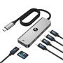 Vcom CUE11S-Gray Type-C To 4-Usb-C (10GBps)+Pd 3.0 100W Çoklayıcı