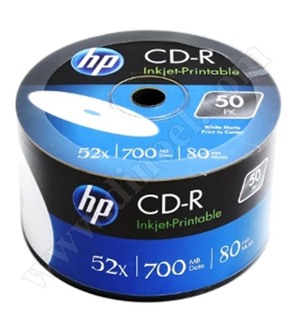 Hp CD-R 700MB-80min Printable 50li Shrink