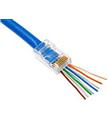 Nova RJ45 Cat6 Açık Uçlu 100lü Paket Konnektör Delikli Çevirici ve Konnektörler
