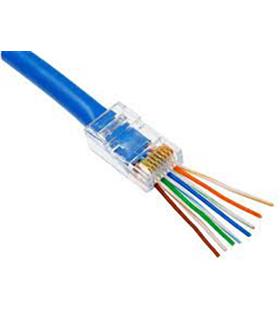 Nova RJ45 Cat6 Açık Uçlu 100lü Paket Konnektör Delikli Bilgisayar