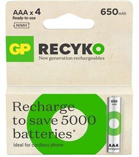 GP AAA 650 mAh Şarjlı İnce Kalem Pil 4'lü Paket GP65AAAHCEM-2GBR4