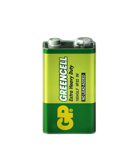 GP Greencel 9V Çinko Pil 10'lu Paket GP1604G-S1