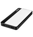 S-link IP-G59L 10000mAh 2-Usb Port+Micro+Type C 2 in 1 Kablolu Beyaz LCD Göstergeli Powerbank