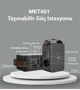 Makim MKT401 TAŞINABİLİR GÜÇ İSTASYONU