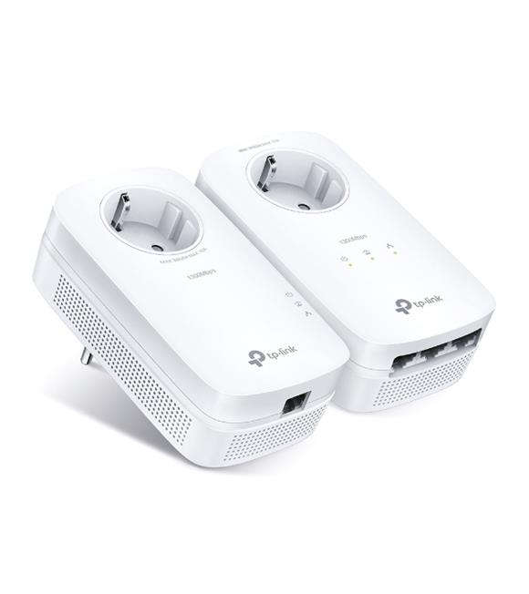Tp-Link TL-PA8033PKIT 1300 Mbps 3 Portlu Priz Soketli Powerline Adaptör