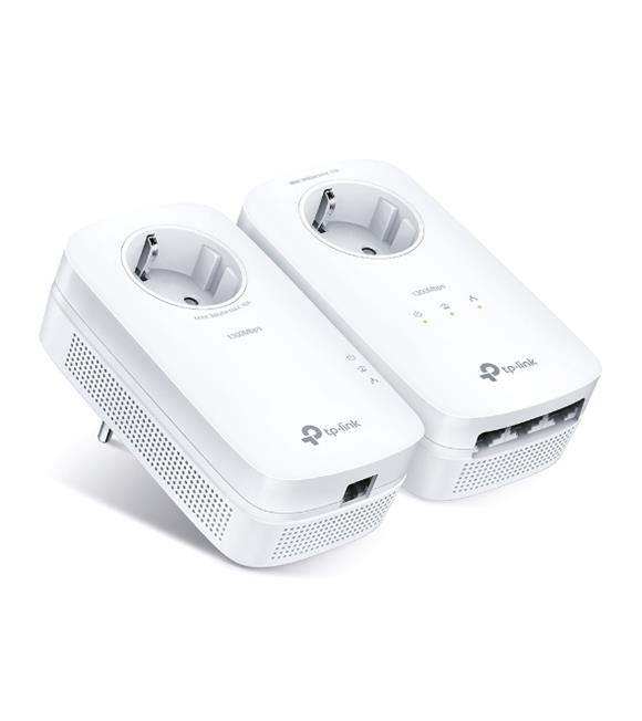 Tp-Link TL-PA8033PKIT 1300 Mbps 3 Portlu Priz Soketli Powerline Adaptör_1