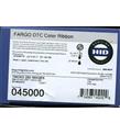 Fargo 045000 DTC1000-DTC1250e YMCKO Renkli Ribbon Tek Yüze 250 Renkli Baskı