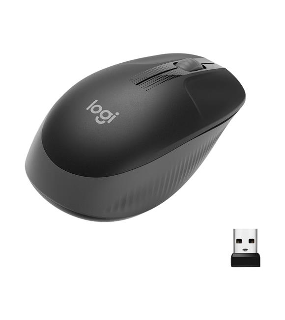 Logitech 910-005922 M191 Mid Grey Büyük Boy Kablosuz Mouse Optik 1000 Dpı Buton