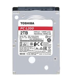 Toshiba 2TB 2.5" L200 5400RPM 128MB HDWL120UZSVA Notebook Harddisk