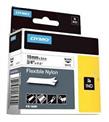 Dymo RhinoPRO Esnek Naylon 19mmx3,5m Beyaz-Siyah