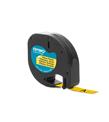 DYMO S0721620 LetraTag Plastik Şerit ( 12 mm X 4 mt ) , Sarı (59423) 91202