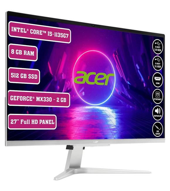 Acer Aspire C27-1655 i5-1135G7 8GB 512G 27
