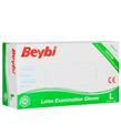Beybi Lateks Pudralı (L) Large Beden Muayene Eldiven 100lü Paket