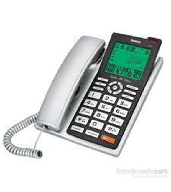 Multitek MC 140 Silver Ekranlı Arayan Numara Gösteren Handsfree Masa Üstü Telefon