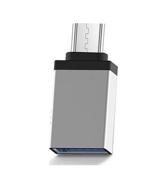 S-link SL-TAOTG20M Gümüş Metal Gövde USB F to Type C M OTG Çevirici