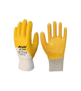 Beybi Pamuk Nitril PMK KN350 9 Beden Eldiven 12li Paket EN388 (2111X)