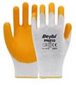 Beybi Nitril Poly Pn810 9 Beden Beyaz-Sarı 12li Eldiven