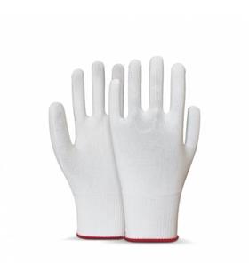 Beybi Polyester Örgülü Beyaz 10 Beden Kasiyer Eldiven 10lu Paket