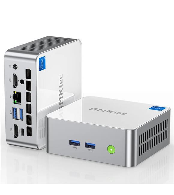 GMKtec M3 Intel 12.Nesil i5 12450H 16Gb 512GB SSD Wi-Fi 6 BT 5.2 Win11 PRO Mini PC