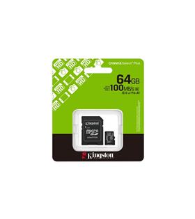 Kingston SDCS3-64GB 64GB microSDXC Canvas Select Plus Gen3 100MB-s A1 Card + Adapter Hafıza Kartı