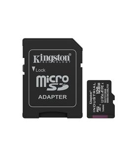 Kingston SDCIT2-128GB 128GB microSDXC Industrial C10 A1 pSLC Card + SD Adapter Hafıza Kartı Bilgisayar