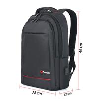 Mack MCC-006 15.6" Office USB Girişli Notebook Sırt Çantası Siyah (Dahili USB Şarj Portu) Haftanın Ürünleri