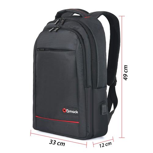 Mack MCC-006 15.6" Office USB Girişli Notebook Sırt Çantası Siyah (Dahili USB Şarj Portu) Diğer Fırsatları
