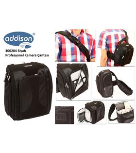 Addison 300204 Siyah Profesyonel Kamera Çantası