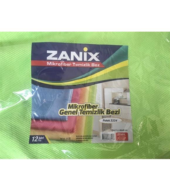 Zanix Mikrofiber Genel Temizlik Bezi 12li 40X40
