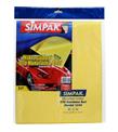 Simpak Mikro Güderi Oto Cam Kurulama 12li Bezi 50X70 Hardal 3239