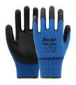 Beybi Nitril PMK PN5 Zebra Mavi Siyah 9 Beden 12li Paket (EN388 2121X)