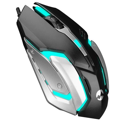 Everest SM-G72 Usb Siyah-Gümüş Işıklandırmalı Oyuncu Mouse Yaza Özel