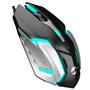 Everest SM-G72 Usb Siyah-Gümüş Işıklandırmalı Oyuncu Mouse