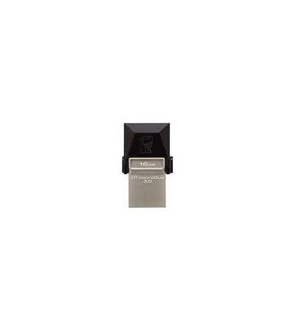 Kingston 16GB  DT MicroDuo USB 3.0 + microUSB (Android-OTG) Flash Bellek