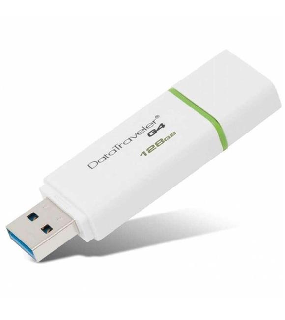 Kingston DTIG4 128 Gb USB 3.0 Beyaz-Yeşil Plastik Kasa Flash Bellek
