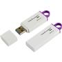 Kingston DTIG4 64 Gb USB 3.0 Beyaz-Mor Plastik Kasa Flash Bellek