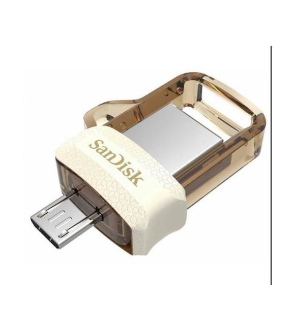 Sandisk SDDD3-256G-G46 256GB Black Dual Drive M3.0 Micro USB Flash Bellek