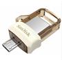 Sandisk SDDD3-032G-G46GW 32GB Gold Dual Drive M3.0 Micro USB Flash Bellek