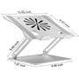 Daytona  Dyt-804 Silver Alüminyum Usb Fanlı Ayarlanabilir Tablet Stand