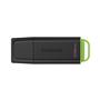 Kingston DTXG2-256GB 256GB Portable USB 3.2 Gen 1 DataTraveler Exodia Black-Green Flash Bellek
