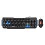 Hytech HYK-46 GAMY COMBO Siyah USB Mavi Tuşlu Q Gaming Oyuncu Klavye + Mouse Set