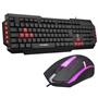 Hytech HYK-46 GAMY COMBO Siyah USB Kırmızı Tuşlu Q Gaming Oyuncu Klavye + Mouse Set